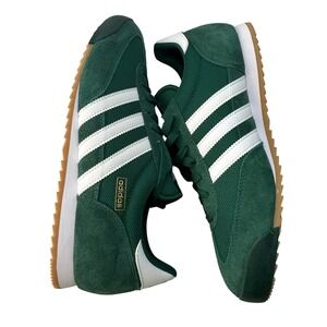adidas gazelle silver green womens Mens Galaxy OG Lace Up Sneakers Red 8.5 Casual